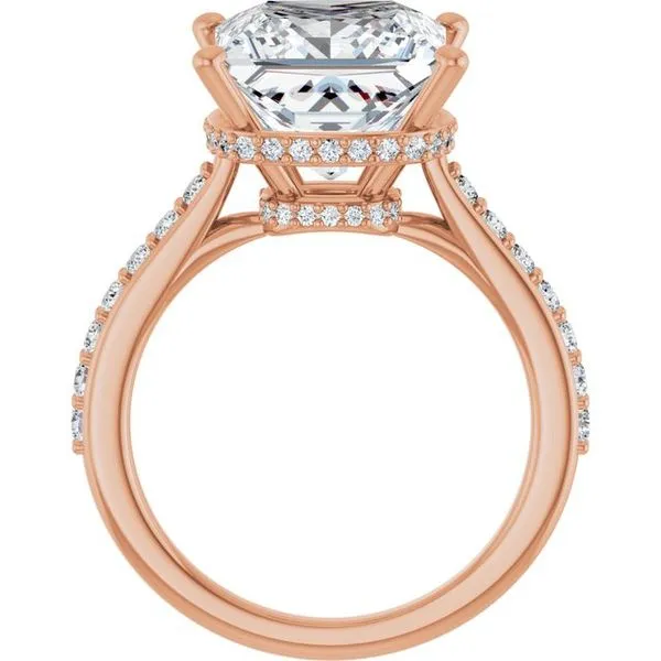 Hidden Halo-Style Engagement Ring Image 2 The Ring Austin Round Rock, TX