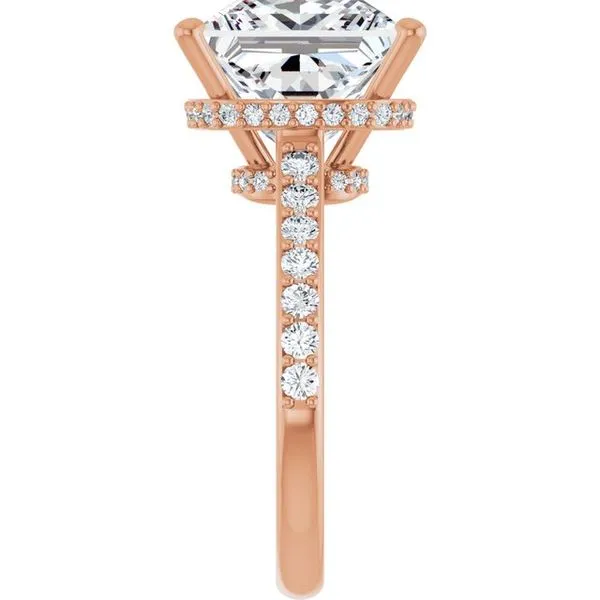 Hidden Halo-Style Engagement Ring Image 4 Mark Jewellers La Crosse, WI