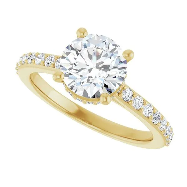 Hidden Halo-Style Engagement Ring Image 5 Mark Jewellers La Crosse, WI