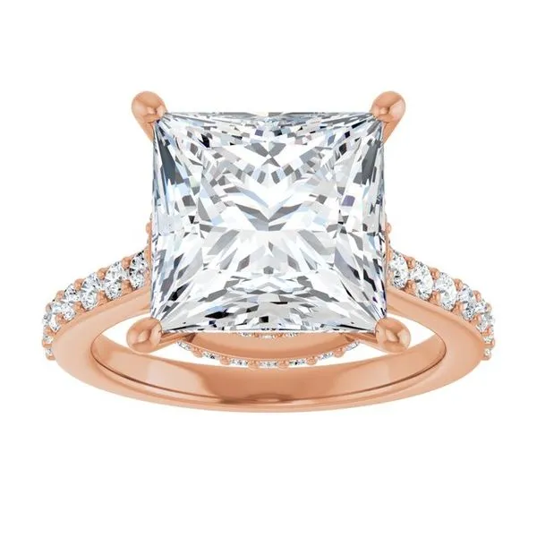 Hidden Halo-Style Engagement Ring Image 3 The Ring Austin Round Rock, TX