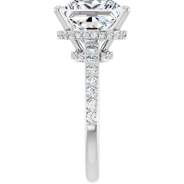 Hidden Halo-Style Engagement Ring Image 4 Shipley's Fine Jewelry Hampstead, MD