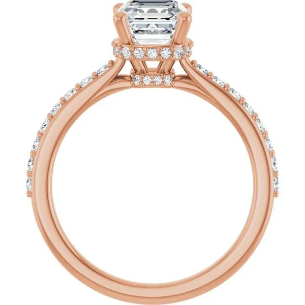 Hidden Halo-Style Engagement Ring Image 2 Paul James Jewelers Angels Camp, CA