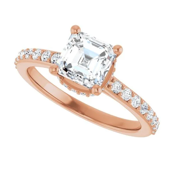 Hidden Halo-Style Engagement Ring Image 5 Shipley's Fine Jewelry Hampstead, MD