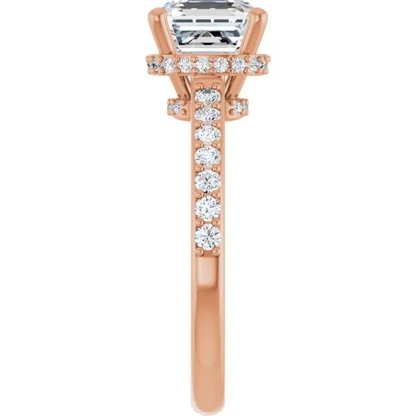 Hidden Halo-Style Engagement Ring Image 4 Natale Jewelers Sewell, NJ