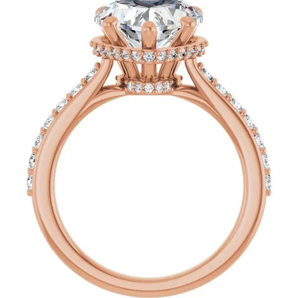 Hidden Halo-Style Engagement Ring Image 2 Virtus Collective Newport Beach , CA