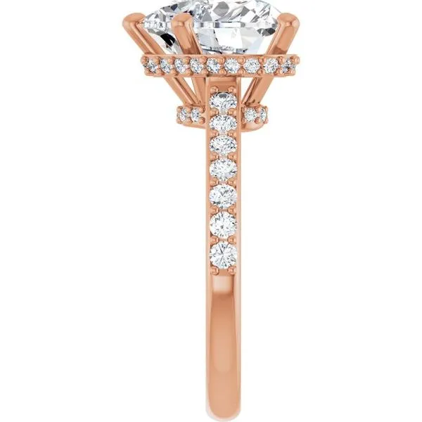 Hidden Halo-Style Engagement Ring Image 4 Jimmy Smith Jewelers Decatur, AL