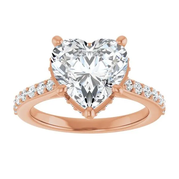 Hidden Halo-Style Engagement Ring Image 3 Mark Jewellers La Crosse, WI