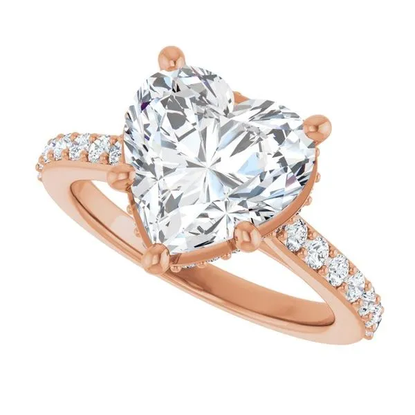 Hidden Halo-Style Engagement Ring Image 5 The Ring Austin Round Rock, TX