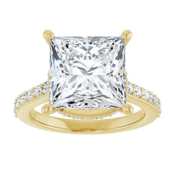 Hidden Halo-Style Engagement Ring Image 3 The Ring Austin Round Rock, TX