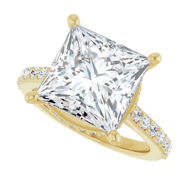 Hidden Halo-Style Engagement Ring Image 5 The Ring Austin Round Rock, TX