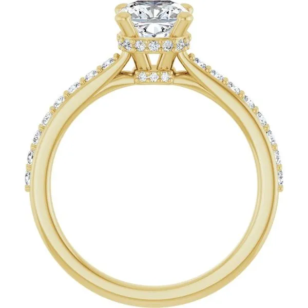 Hidden Halo-Style Engagement Ring Image 2 The Ring Austin Round Rock, TX