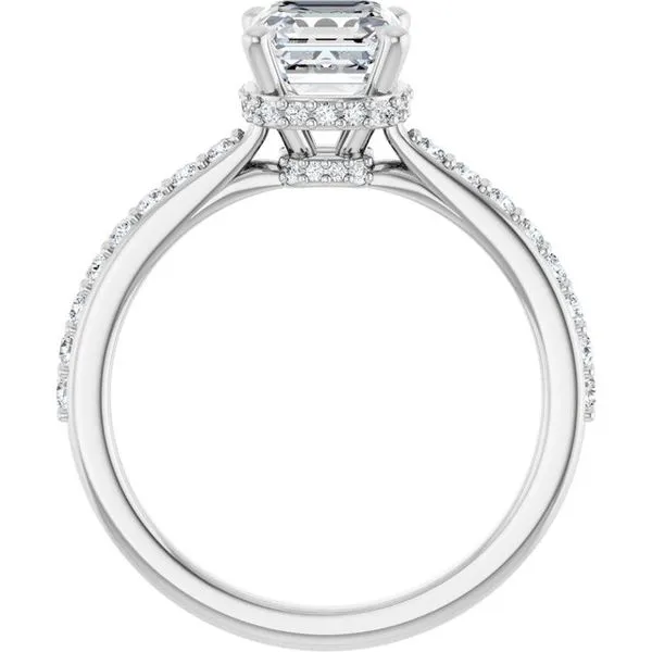 Hidden Halo-Style Engagement Ring Image 2 Austin's Fine Diamonds & Jewelry Lyndhurst, NJ