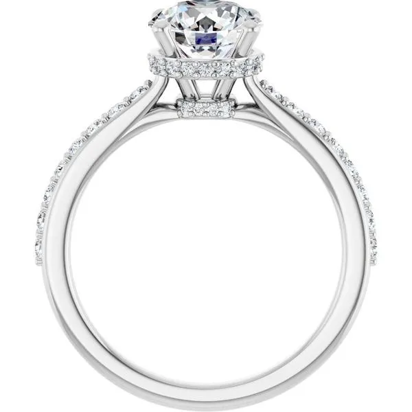 Hidden Halo-Style Engagement Ring Image 2 Jimmy Smith Jewelers Decatur, AL