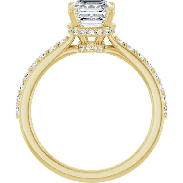 Hidden Halo-Style Engagement Ring Image 2 Austin's Fine Diamonds & Jewelry Lyndhurst, NJ