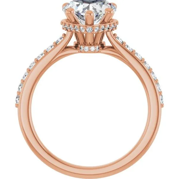 Hidden Halo-Style Engagement Ring Image 2 Jimmy Smith Jewelers Decatur, AL