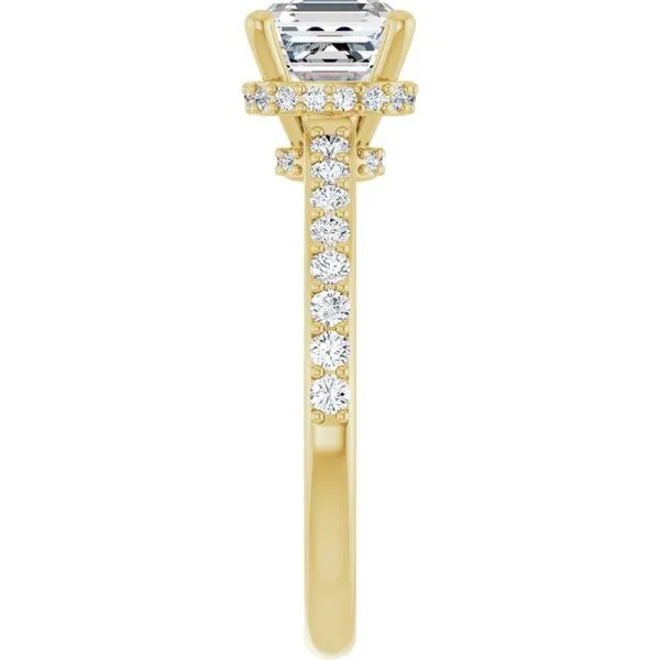 Hidden Halo-Style Engagement Ring Image 4 Ocean View Jewelers Millville, DE