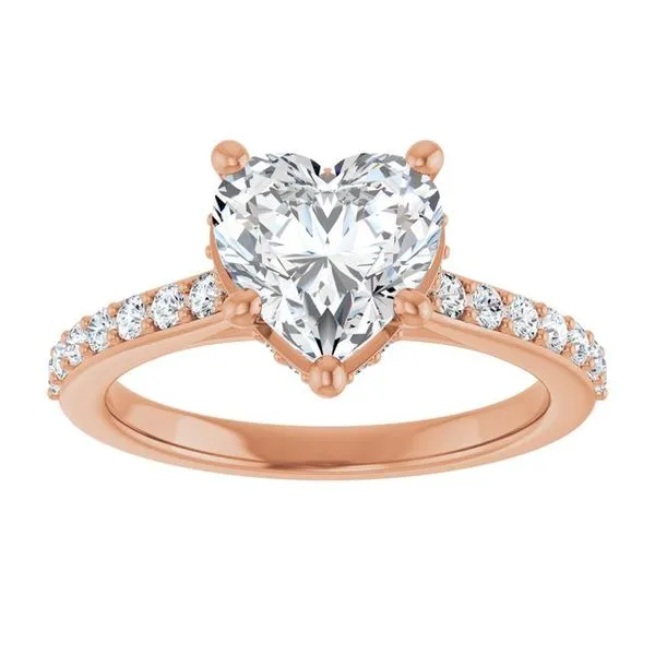 Hidden Halo-Style Engagement Ring Image 3 Redlands Jewelers Redlands, CA