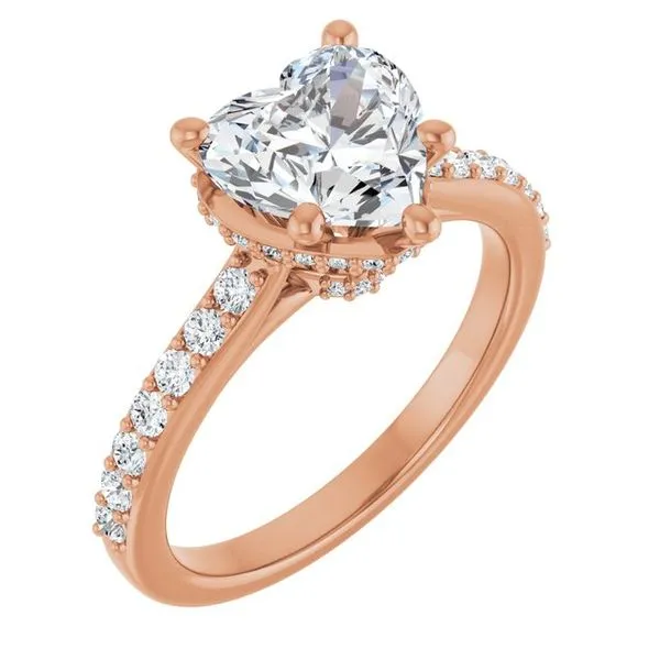 Hidden Halo-Style Engagement Ring Natale Jewelers Sewell, NJ