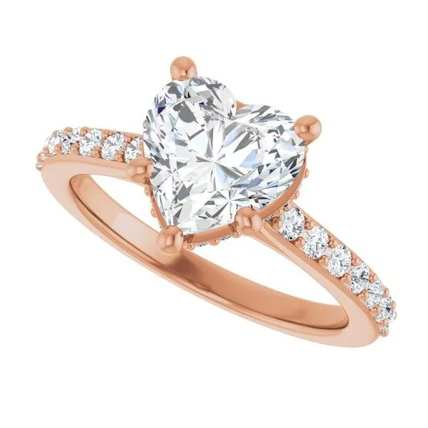 Hidden Halo-Style Engagement Ring Image 5 JF Jones Jewelers Rochester, NY