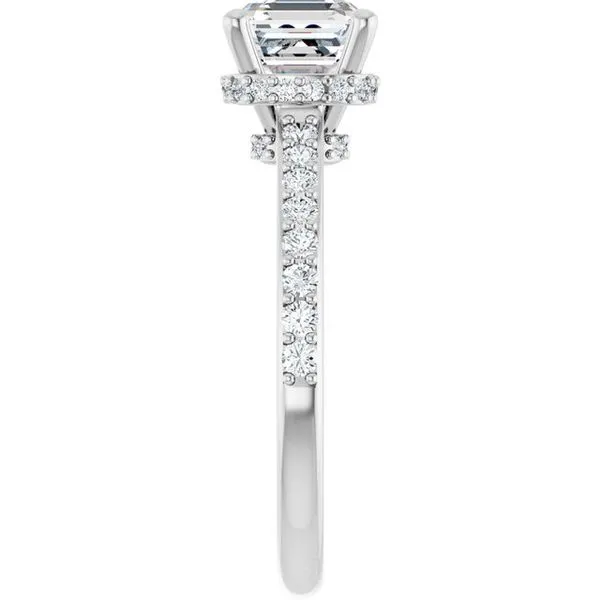 Hidden Halo-Style Engagement Ring Image 4 The Ring Austin Round Rock, TX