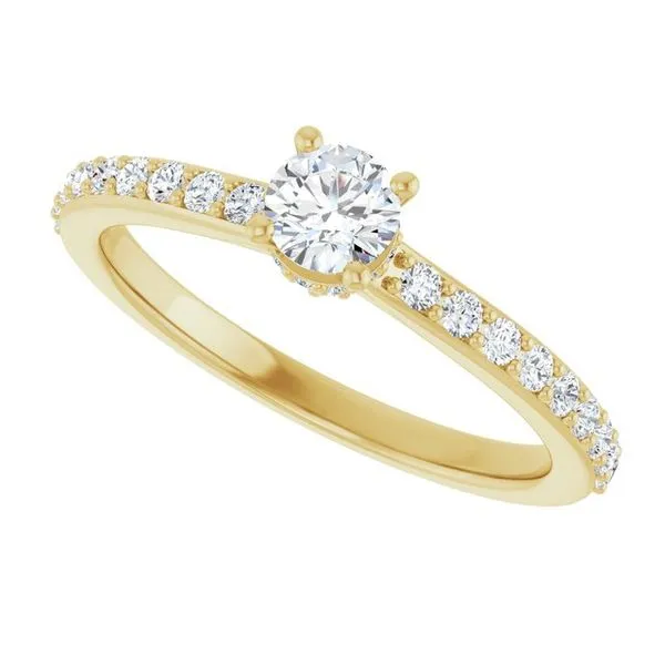 Hidden Halo-Style Engagement Ring Image 5 Mark Jewellers La Crosse, WI