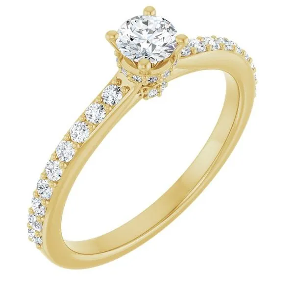 Hidden Halo-Style Engagement Ring Mark Jewellers La Crosse, WI