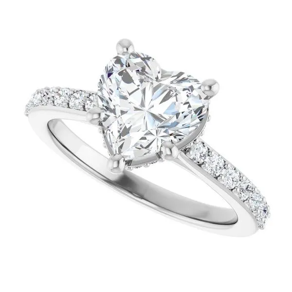 Hidden Halo-Style Engagement Ring Image 5 Jimmy Smith Jewelers Decatur, AL
