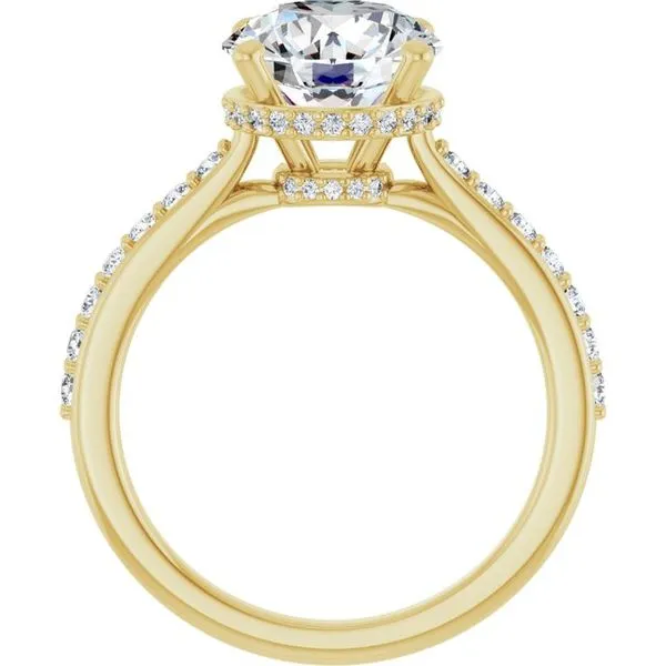 Hidden Halo-Style Engagement Ring Image 2 Shipley's Fine Jewelry Hampstead, MD