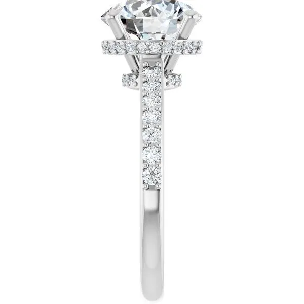 Hidden Halo-Style Engagement Ring Image 4 Mark Jewellers La Crosse, WI