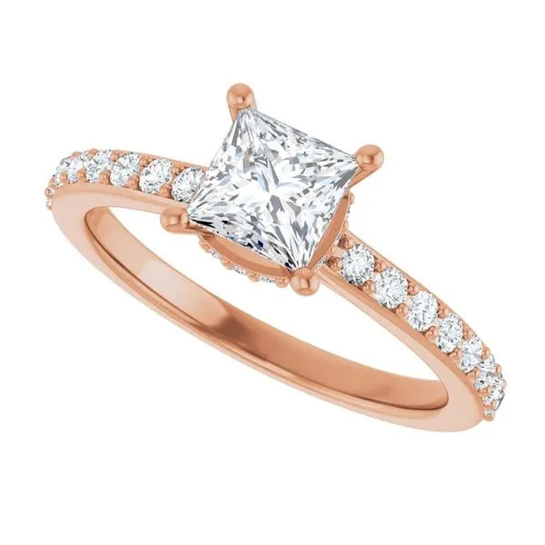 Hidden Halo-Style Engagement Ring Image 5 Shipley's Fine Jewelry Hampstead, MD