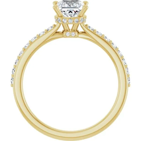 Hidden Halo-Style Engagement Ring Image 2 The Ring Austin Round Rock, TX