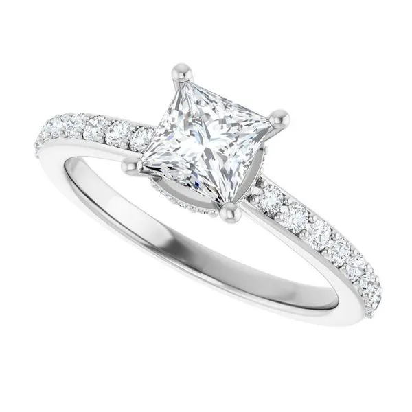 Hidden Halo-Style Engagement Ring Image 5 Austin's Fine Diamonds & Jewelry Lyndhurst, NJ