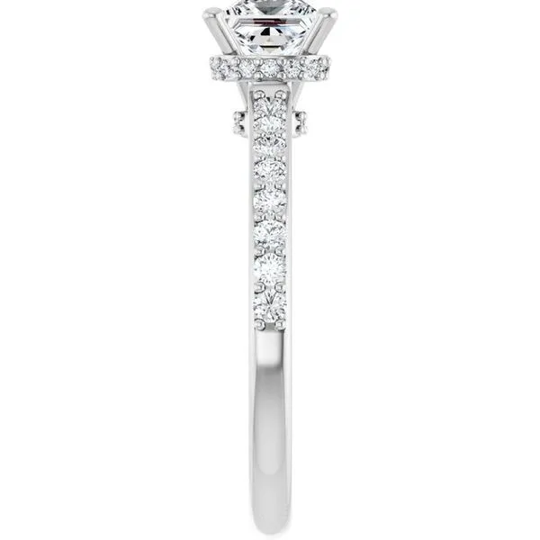 Hidden Halo-Style Engagement Ring Image 4 Austin's Fine Diamonds & Jewelry Lyndhurst, NJ