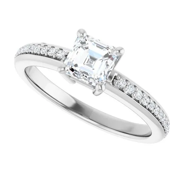 Solitaire Engagement Ring Image 5 Michael Szwed Jewelers Longmeadow, MA