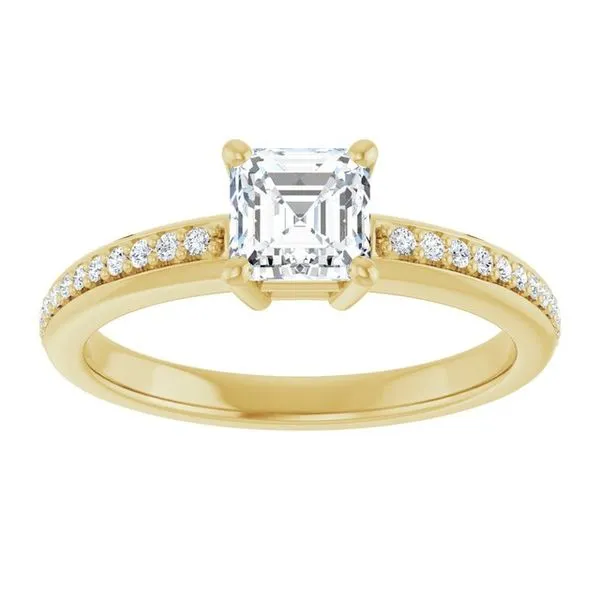 Solitaire Engagement Ring Image 3 J. West Jewelers Round Rock, TX