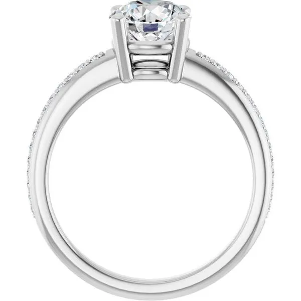 Solitaire Engagement Ring Image 2 J. West Jewelers Round Rock, TX