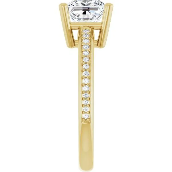 Solitaire Engagement Ring Image 4 J. West Jewelers Round Rock, TX