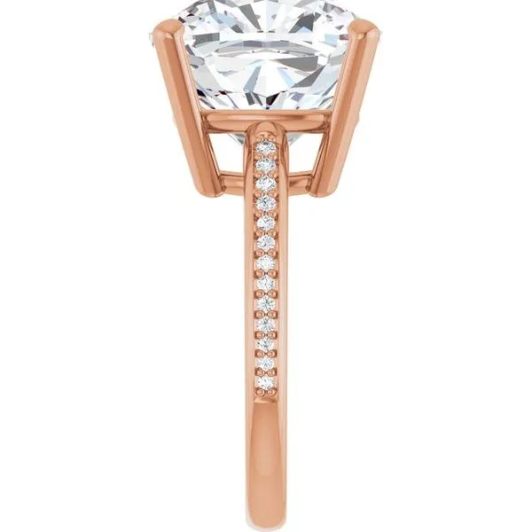 Solitaire Engagement Ring Image 4 J. West Jewelers Round Rock, TX