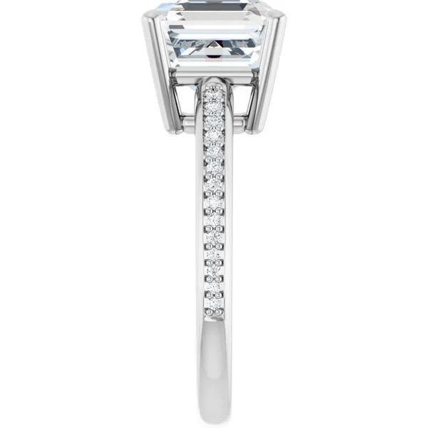 Solitaire Engagement Ring Image 4 Michael Szwed Jewelers Longmeadow, MA