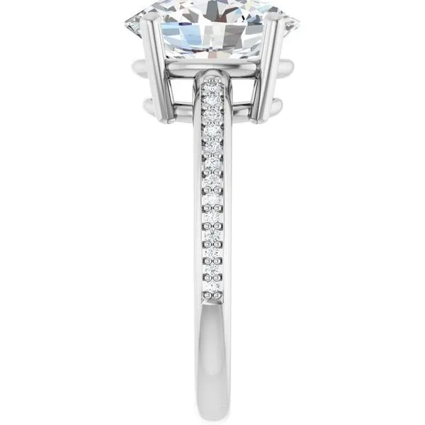 Solitaire Engagement Ring Image 4 House of Silva Wooster, OH