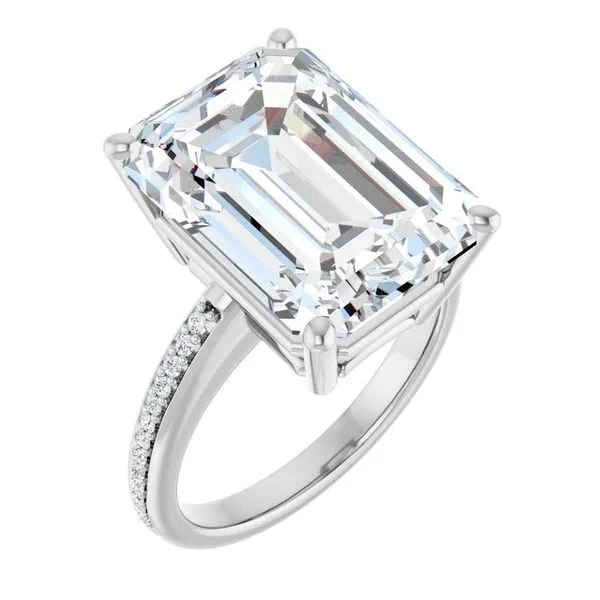 Solitaire Engagement Ring J. West Jewelers Round Rock, TX