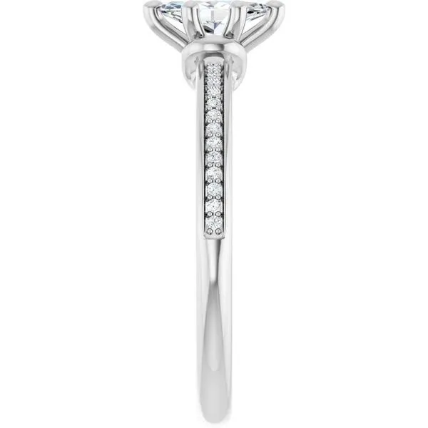 Solitaire Engagement Ring Image 4 J. West Jewelers Round Rock, TX