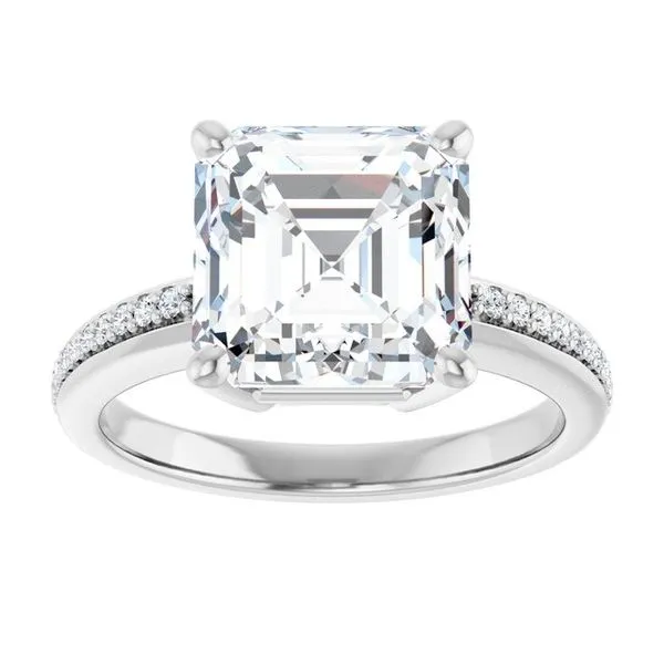 Solitaire Engagement Ring Image 3 J. West Jewelers Round Rock, TX