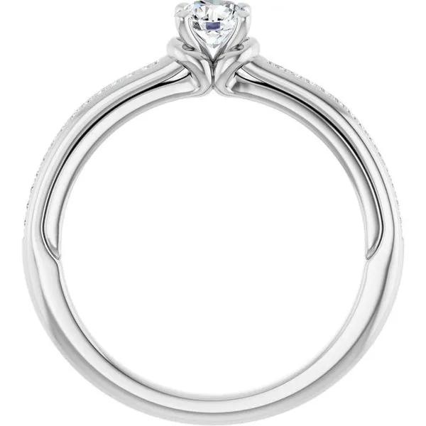 Solitaire Engagement Ring Image 2 The Jewelry Source El Segundo, CA