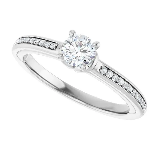 Solitaire Engagement Ring Image 5 Ask Design Jewelers Olean, NY