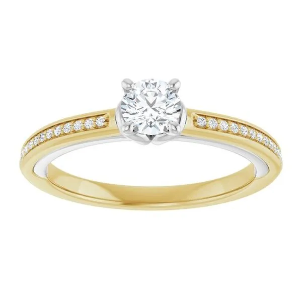 Solitaire Engagement Ring Image 3 Northwood Jewelers Northwood, OH