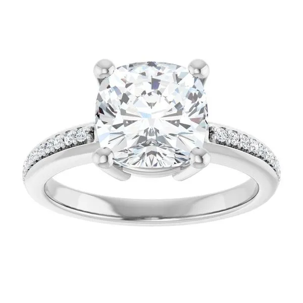 Solitaire Engagement Ring Image 3 The Jewelry Source El Segundo, CA