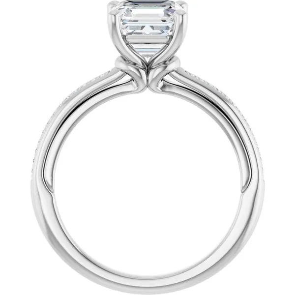 Solitaire Engagement Ring Image 2 The Jewelry Source El Segundo, CA