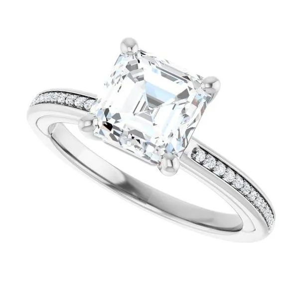 Solitaire Engagement Ring Image 5 The Jewelry Source El Segundo, CA