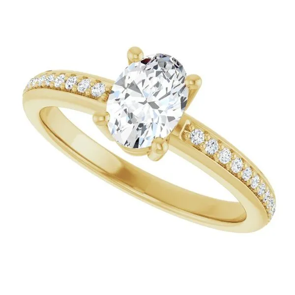 Solitaire Engagement Ring Image 5 Robison Jewelry Co. Fernandina Beach, FL